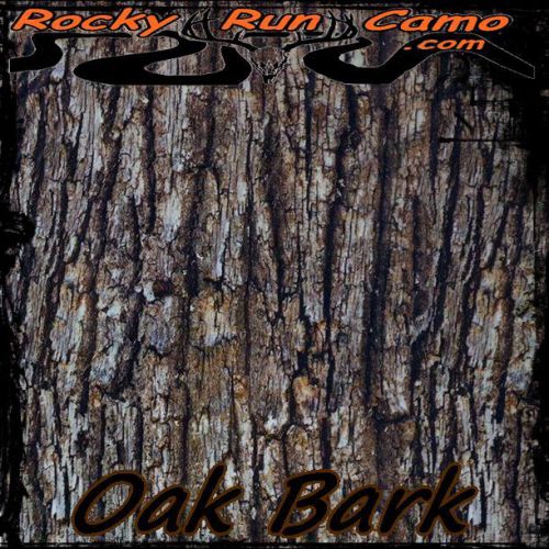 Oak Bark R.R.C.Camo Hydrographic water transfer Dip Kit Guns,Skulls,auto,ATV,fun