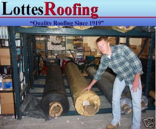 10&#039; x 75&#039; 90 mil black epdm rubber roofing by the lottes companies for sale