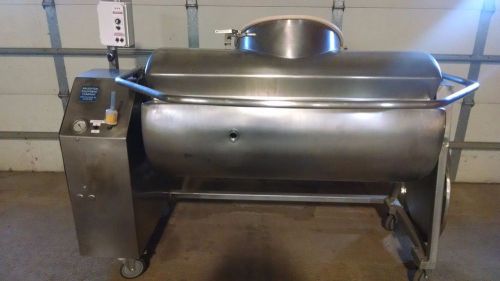 Daniels Food Equipment Model DVTS 500 Pound Stainless Steel Vacuum Meat Tumbler