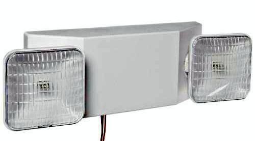 Morris 73120 White Low Profile Emergency Light Fixture----NEW----IN BOX