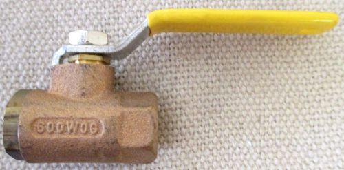 Apollo bronze gas ball valve, inline, fnpt, 1/4 inch-600 degree #7010101 - used for sale