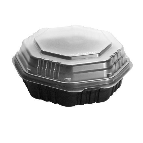 SOLO 864035-PM94 Creative Carryouts OctaView Polystyrene Hinged Hot Food