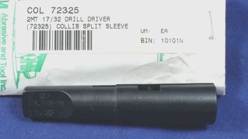 NEW Collis MT2 2MT Morse Taper 17/32&#034; Split Sleeve Tap Driver 72325 - Expedited