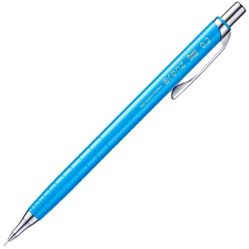 Pentel Mechanical Pencil Orenz 0.2mm, Sky Blue Body (XPP502-S)