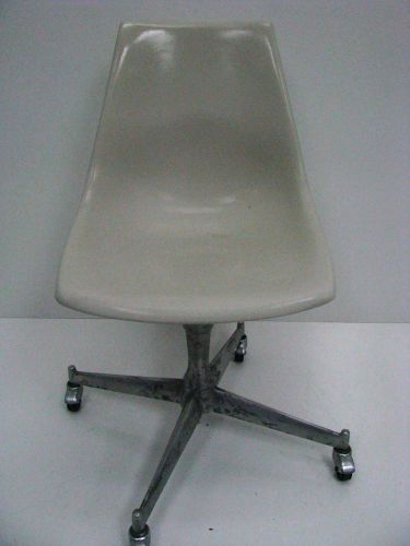 Vintage krueger shell chairs height swivel mid century modern eames era for sale