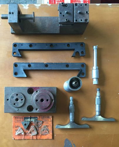 Mixed lot of 9 various machinist tools, etalon, brown &amp; sharpe, id mikes, etc.. for sale