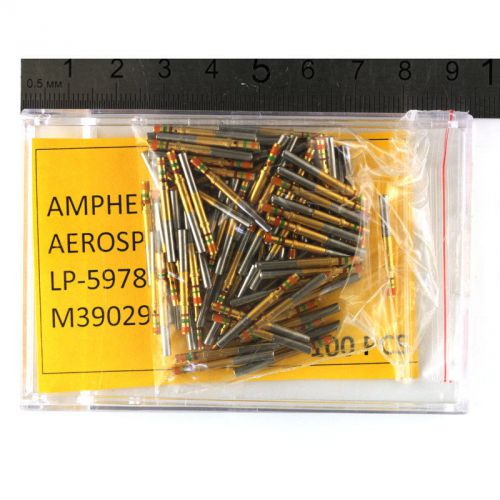 M39029/56-351, crimp contact, socket, size 20, pin lot of 100 for sale