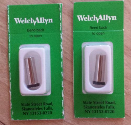 WELCH ALLYN 03000 3.5V HALOGEN REPLACEMENT BULB- GENUINE WELCH ALLYN 2-PACK!