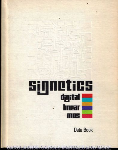 SIGNETICS Data Book 1974 Digital Linear Mos Integrated Circuits  HB