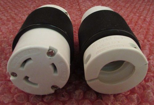 * LOT OF 2 * Woodhead Grounded Turnex Female Receptacle (30A,250V) - L6-30R