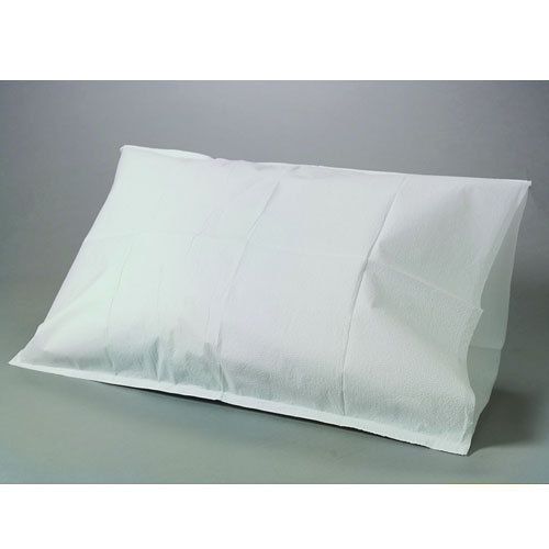 IMCO 179365-IMC Disposable Pillowcases, 1 Ply + Poly, WHITE, Case of 100