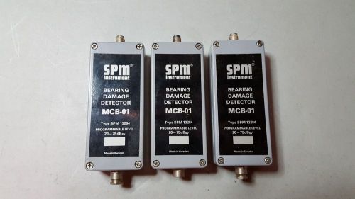 SPM Instrument Bearing Damage Detectors MCB-01  Lot of 3