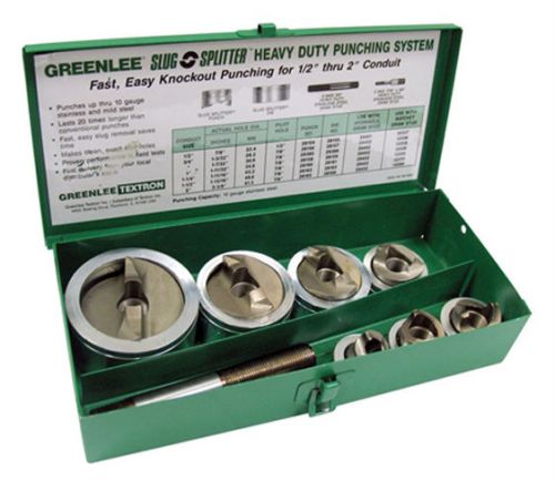 Greenlee 7307 hydraulic knockout punch set, sc for sale