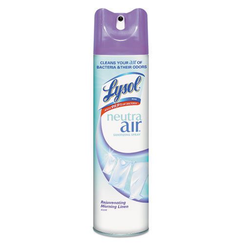 Sanitizing spray, morning linen, 10oz aerosol, 12/carton for sale