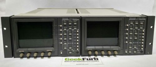 Tektronix WFM-601i Waveform Monitor and 1750A Waveform/Vector Monitor