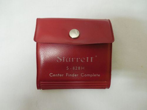 STARRETT S-828H CENTER FINDER WITH CASE