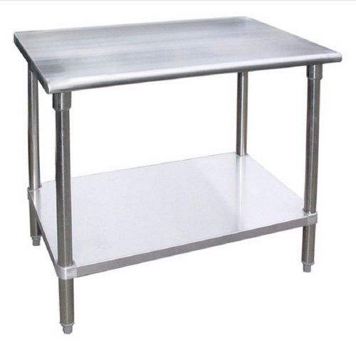Worktable food prep work table restaurant supply stainless steel tslwt42412f for sale