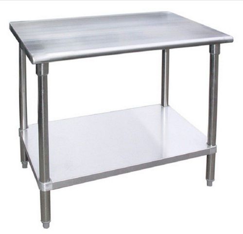 WORKTABLE Food Prep Work table Restaurant Supply Stainless Steel TSLWT42412F