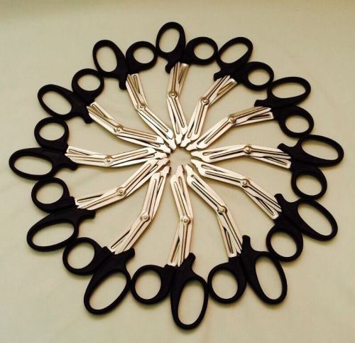 12 new utility scissors 5.5&#034; bandage scissor, emt, medical, paramedic, nurse for sale