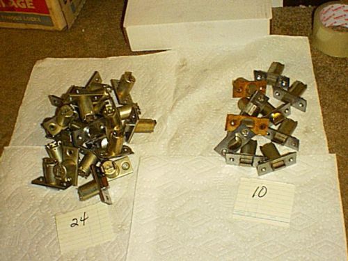 Huge wholelsale-locksmith lot of 34 schlage 11-005 spring latches 2-3/8 backset for sale