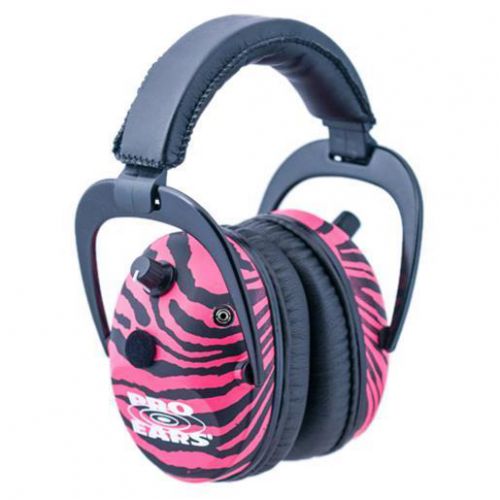 GSP300PZ Predator Gold Ear MuffsSpecifications- Electronic- Color: Pink Zebra