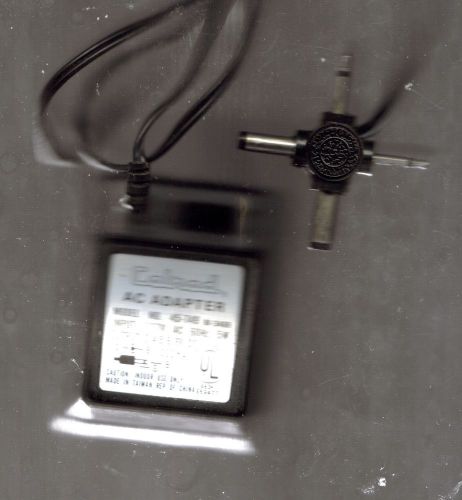 Calrad AC Adapter Class 2 Transformer Model 45-749 117v ac 60hz 5w 3-4.5-6-9v