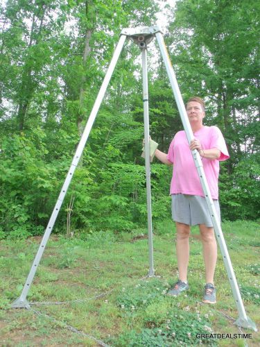 Miller confined space manhole rescue system tripod,7&#039; adjustable portable tripod for sale