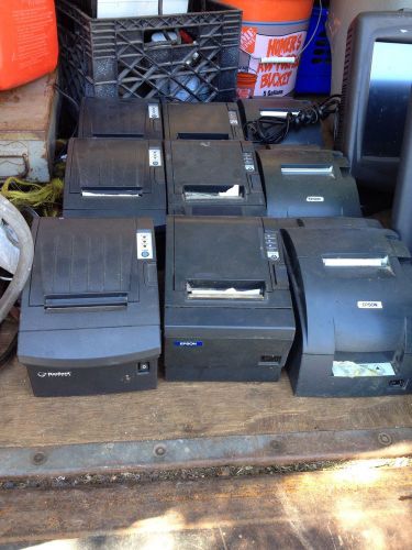 Lot Of Radiant 6 POS Terminal, 6 POS printers, 5 Cash Drawers, Few Power Cables