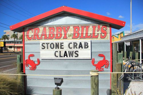 STONE CRAB        Photo Tex Removable Adhesive Fabric 17&#034; x 11&#034;PASTE ON ANYTHING