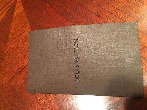 Louis Vuitton Authentic Receipt Holder W/ Paperwork