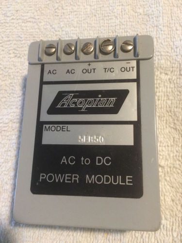 Acopian 5EB50, Quantity 2. 5V 500mA AC to DC Power Converter Module