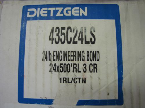 Dietzgen Engineering Bond ~ 435C24LS ~ 24# ~ 24&#034; x 500&#039; RL 3 CR ~ 1RL / CTN
