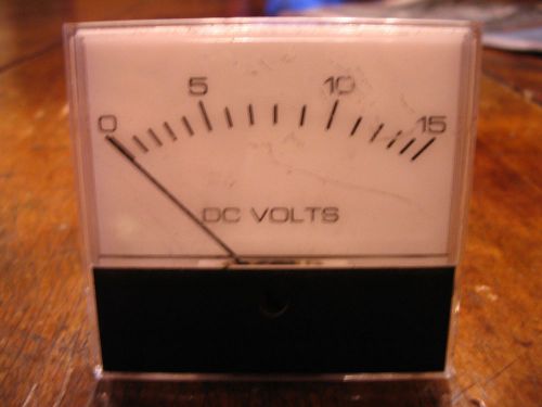 Modutec 0-15 DC Volt Panel Meter