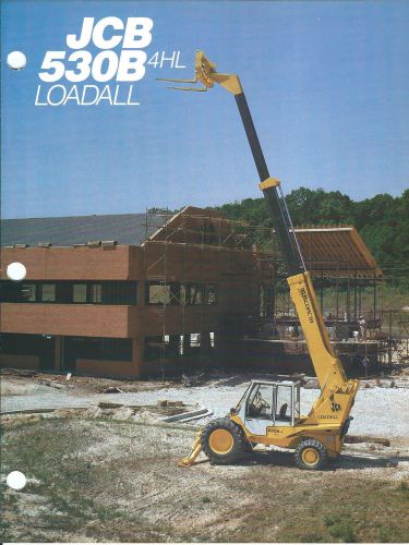 Equipment Brochure - JCB - 530B 4HL Loadall - Material Handler - c1985 (E3121)