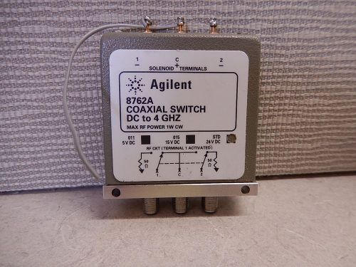HP Agilent 8762A Coaxial Switch SMA DC to 4 GHz OPT 024  386