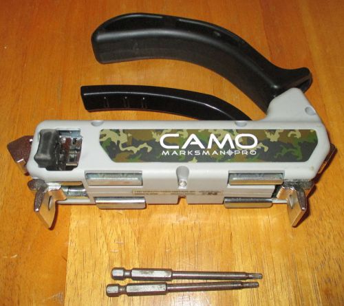 CAMO Marksman Pro Tool Hidden Deck Fastener with drill bits