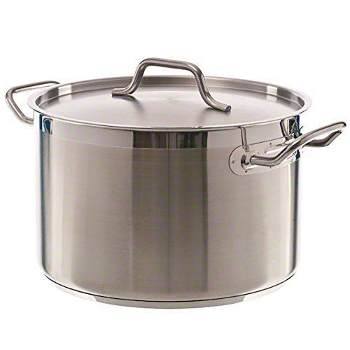 Pinch (SP-12) 12 qt Induction-Ready Stainless Steel Stock Pot w/ Cover