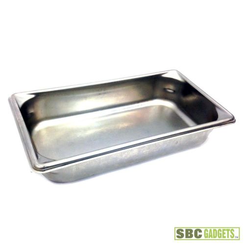 Vollrath super pan v® 1/3 size stainless steel steam table pan (p/n: 30322) for sale
