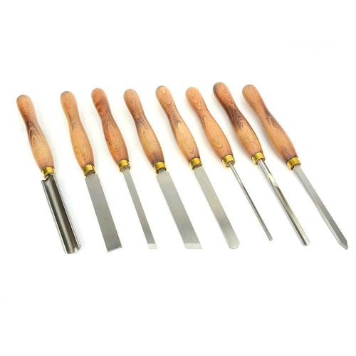 Big horn 24116 8 pc wood turning tools set wooden box for sale