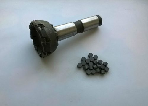 50mm face end mill cutter mt3 inserts carbide cbn borazon (8pcs + 21pcs)  ussr for sale
