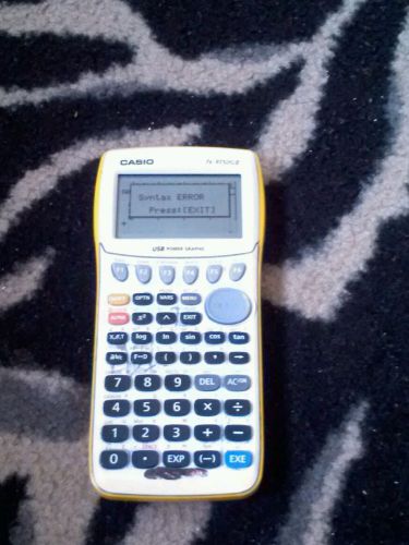 Casio FX-9750GII Graphing Calculator Yellow School Edition