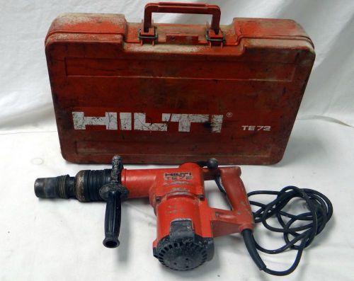 PROFESSIONAL CONTRACTOR GRADE HILTI TE72 ROTARY HAMMER DRILL Make an Offer!