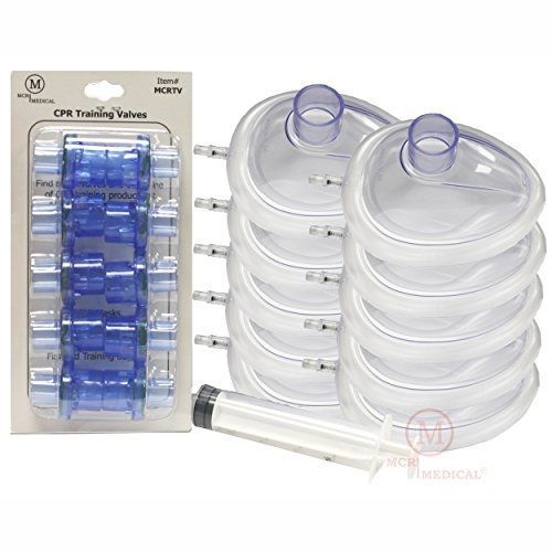 Mcr medical supply mcr medical pack of 10 training cpr masks, refillable-adult w for sale
