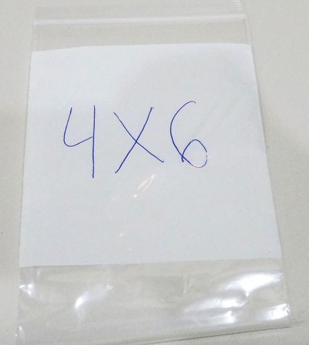 6 x 4 reclosable zip lock bags per 1000 pcs