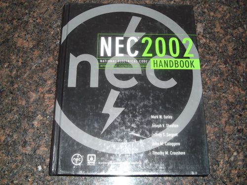 NATIONAL ELECTRICAL CODE NEC HANDBOOK MANUAL 2002 INTERNATIONAL SERIES