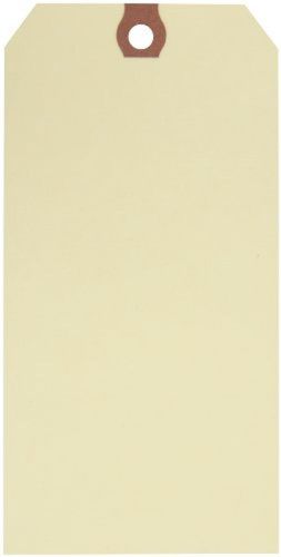 Aviditi G30081 10 Point Cardstock Shipping Tag, 6-1/4&#034; Length x 3-1/8&#034; Width, of