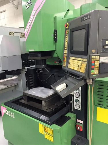 1999 Sodick AQ35L 4 axis linear CNC EDM  w/C Axis - &amp; Electrode Changer 32 Pos.