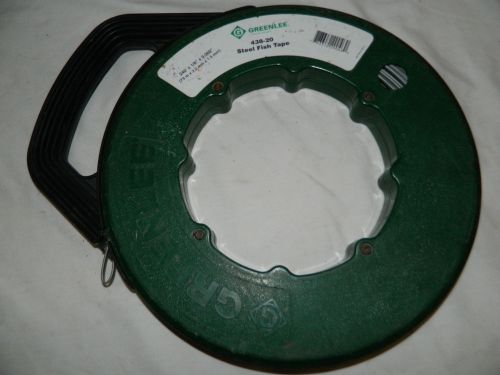 Greenlee Electrician Electrical Steel Professional Fish tape 438-20  240&#039; x 1/8&#034;