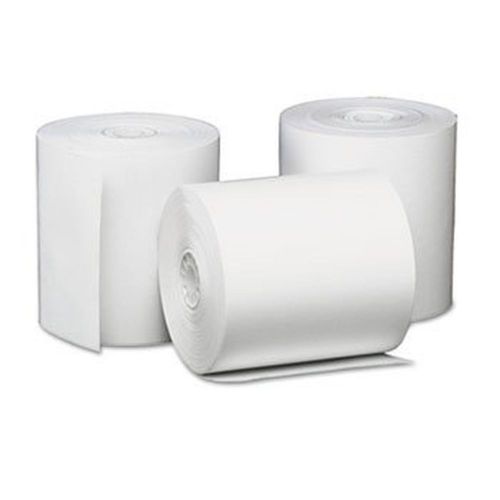 Single-Ply Thermal Paper Rolls 3-1/8&#034; x 230 ft White 50/Carton