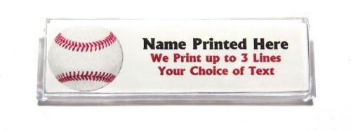 Baseball Custom Name Tag Badge ID Pin Magnet for Player Team Coach Sports Fan